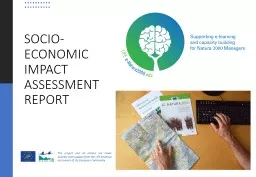 SOCIO-ECONOMIC IMPACT ASSESSMENT REPORT
