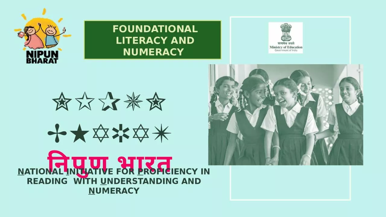 FOUNDATIONAL LITERACY AND NUMERACY