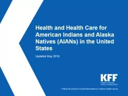 Health and Health Care for American Indians and Alaska Natives (AIANs) in the United States