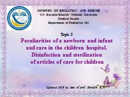 Topic 3  Peculiarities of a newborn and infant