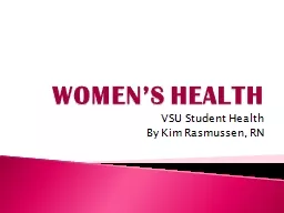 WOMEN’S HEALTH   VSU Student Health