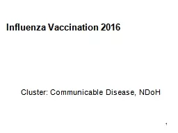 1 Influenza Vaccination 2016
