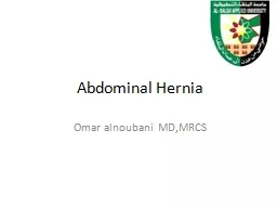Abdominal  Hernia Omar  alnoubani