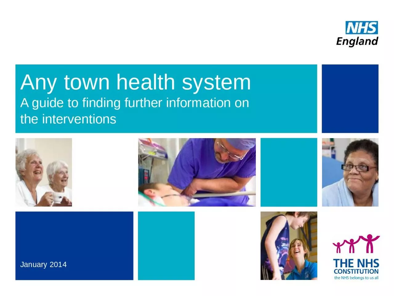 Any town health system A guide to finding further information on the interventions
