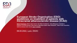 06.05.2022, Lyon, ESOC European Stroke