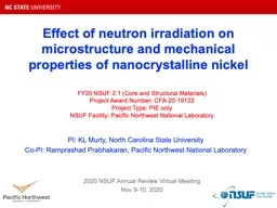 Effect of neutron irradiation on microstructure and mechanical properties of nanocrystalline nickel