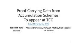 Proof-Carrying Data from Accumulation Schemes