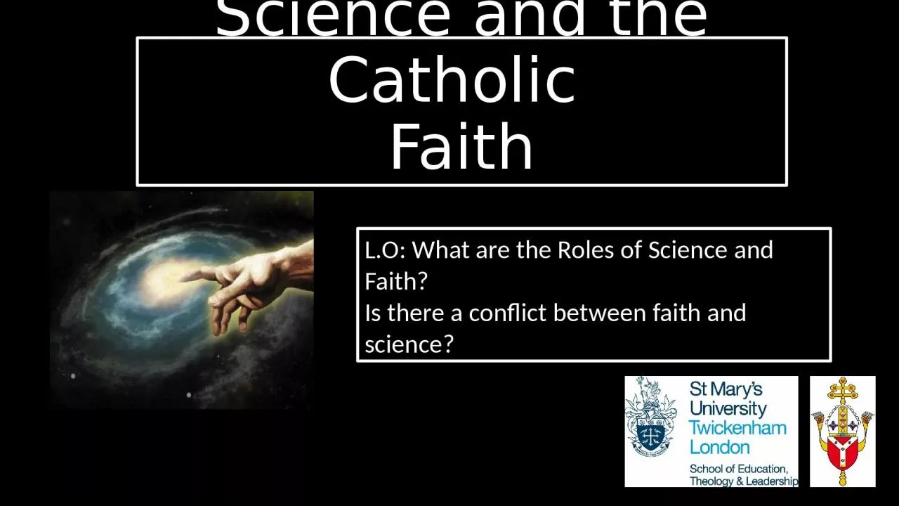 Science  a nd the Catholic