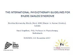 THE  INTERNATIONAL PHYSIOTHERAPY GUIDELINES FOR