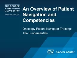 An Overview of Patient Navigation and Competencies