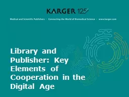 Library and Publisher:  K