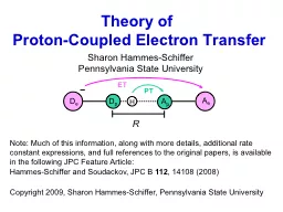 Theory of  Proton-Coupled Electron Transfer