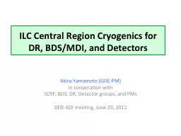 ILC Central Region Cryogenics for