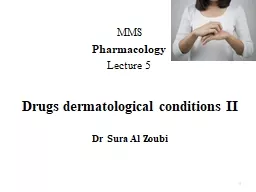 Drugs dermatological conditions II