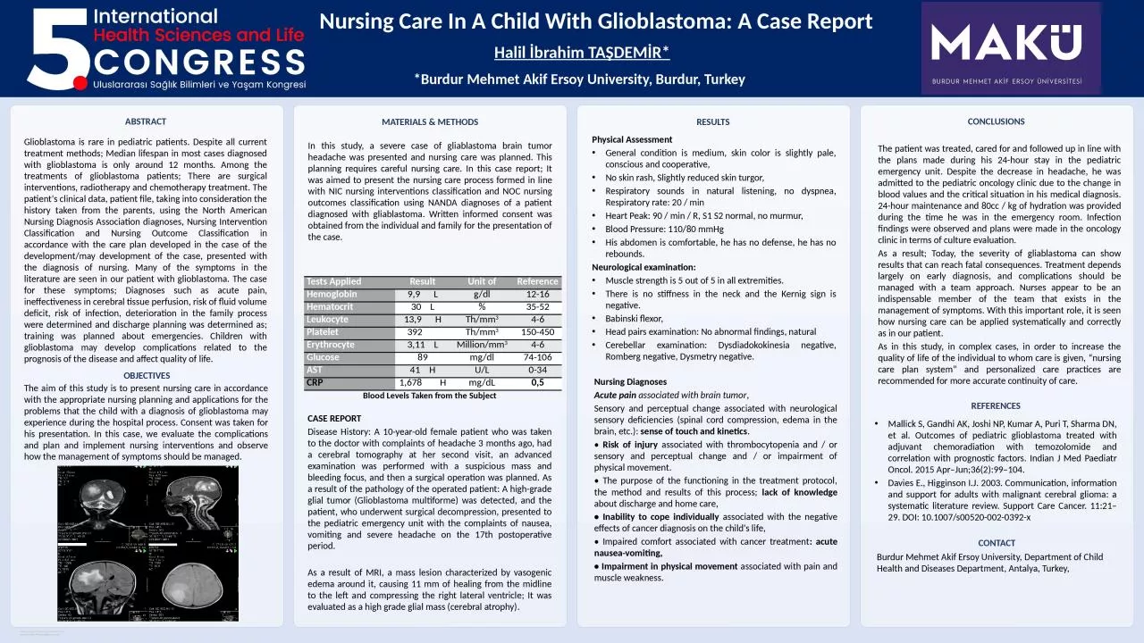 PPT-Nursing Care In A Child