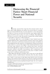 Harnessing the FinancialFuries: Smart FinancialPower and NationalSecurity