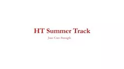 HT Summer Track June Core Strength