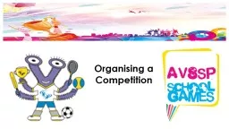 Organising a Competition