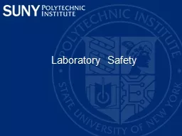 Laboratory Safety  EHS Policy Statement