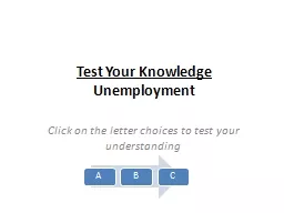 Test Your Knowledge Unemployment