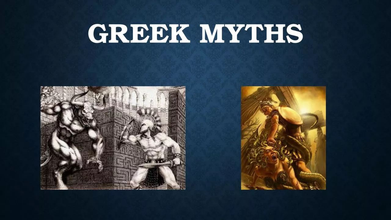 Greek Myths Theseus and the Minotaur