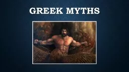 Greek Myths Theseus and the Minotaur