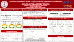 Balancing Efficiency and Fairness in Traffic Routing via Interpolated Traffic Assignment