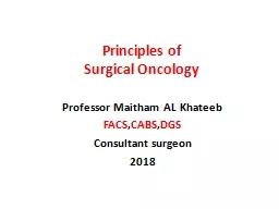 Principles of  Surgical
