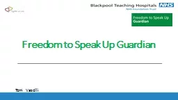 Freedom to Speak Up Guardian