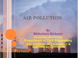 AIR POLLUTION By Bibhabasu Mohanty