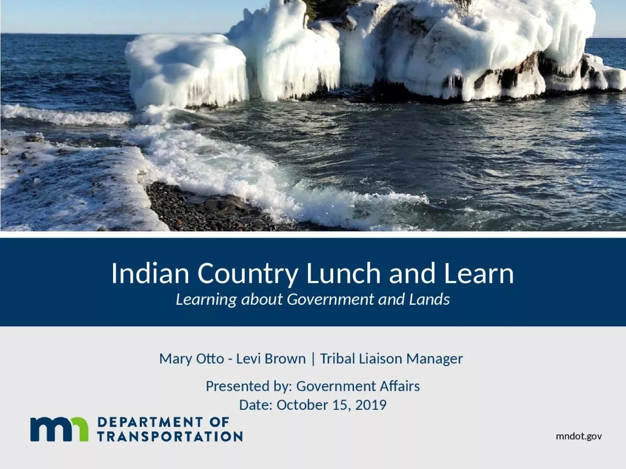 PPT-Indian Country Lunch and Learn