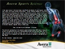 Avera Sports Science A Comparison of muscle activity in Squats vs. Leg Press