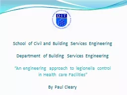 School of Civil and Building Services Engineering