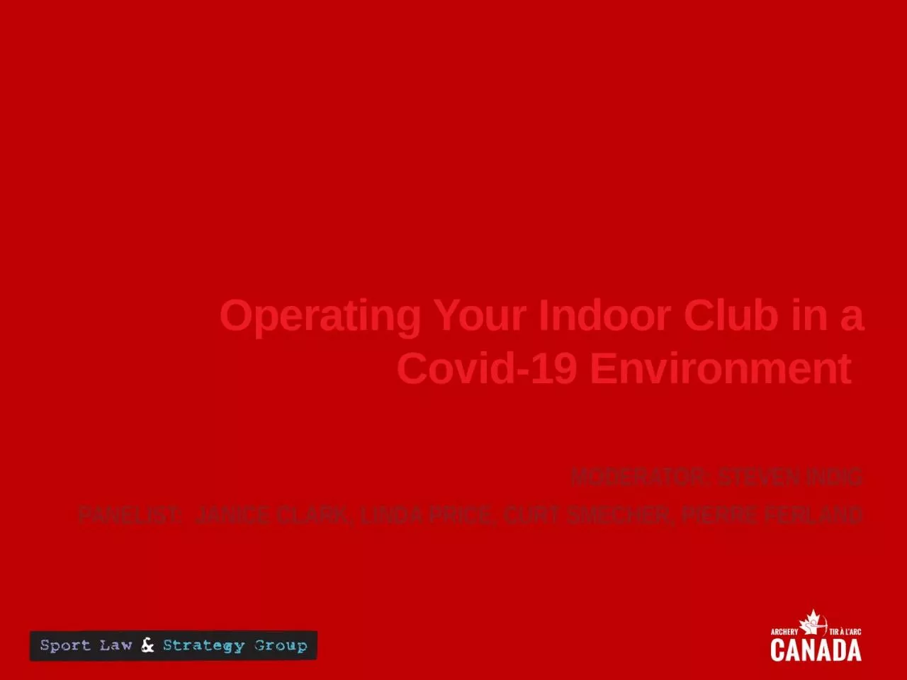 Operating Your Indoor Club in a Covid-19 Environment