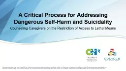 A Critical Process for Addressing Dangerous Self-Harm and Suicidality