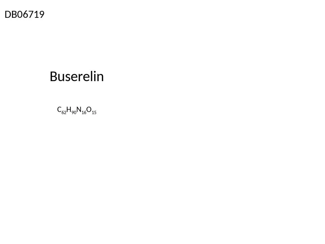 Buserelin DB06719 C 62 H