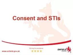 Consent and STIs www.enfield.gov.uk