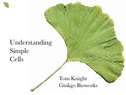 Tom Knight Ginkgo Bioworks