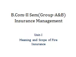 B.Com-II Sem(Group-A&B)