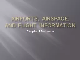 Airports, Airspace, and Flight Information