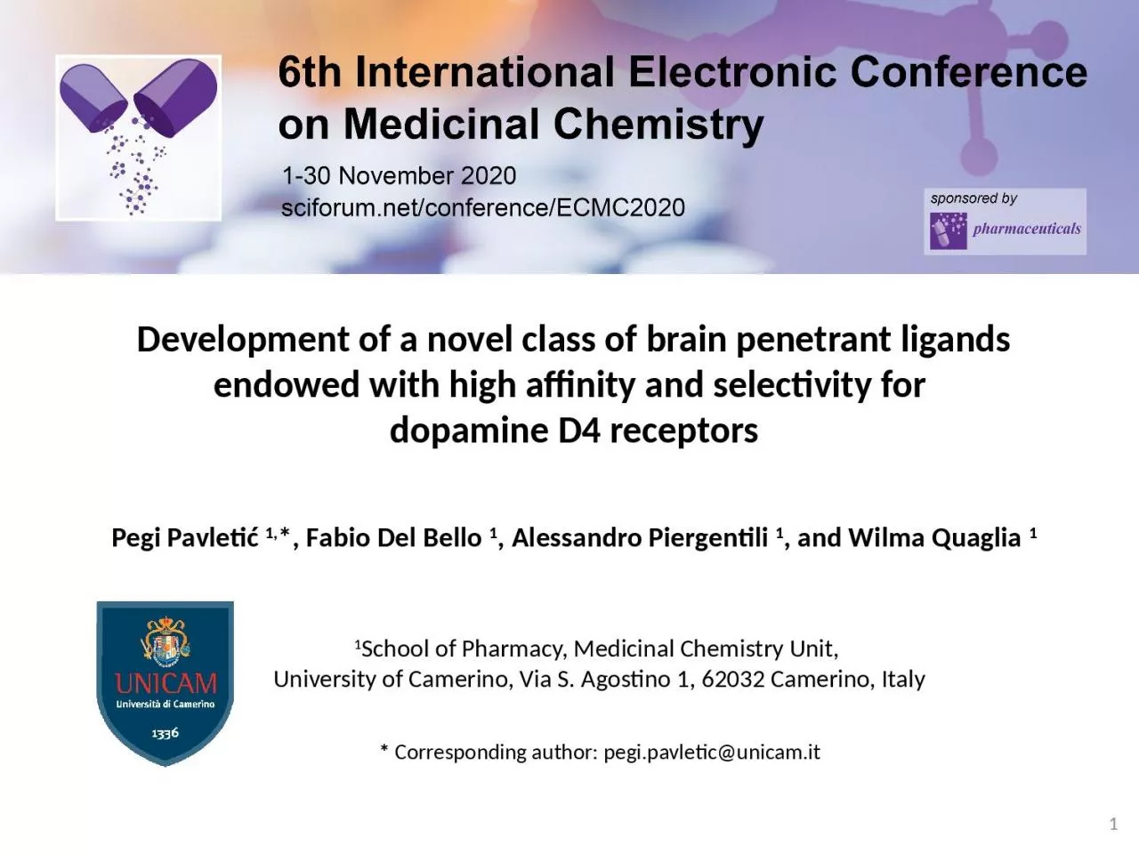 Development of a novel class of brain penetrant ligands endowed with high affinity and