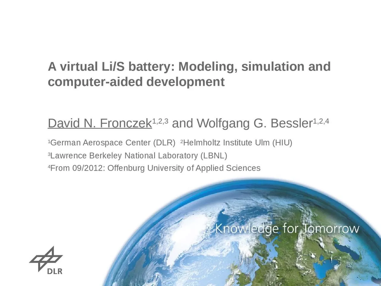 A virtual Li/S battery: Modeling, simulation and computer-aided development