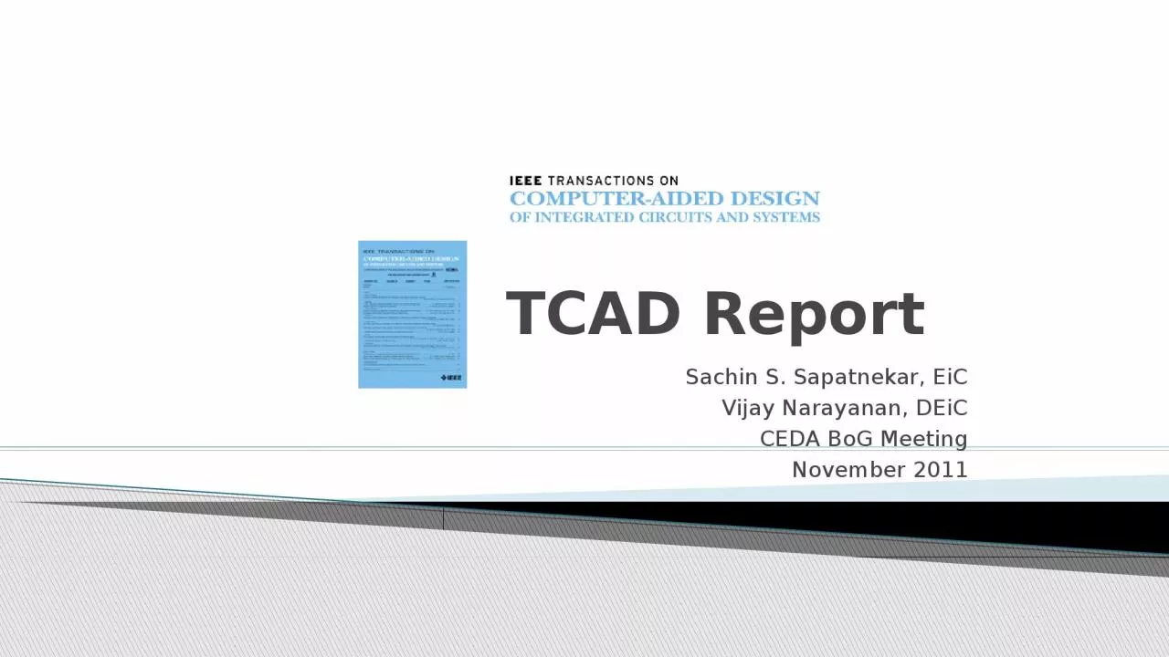 TCAD Report Sachin  S.  Sapatnekar