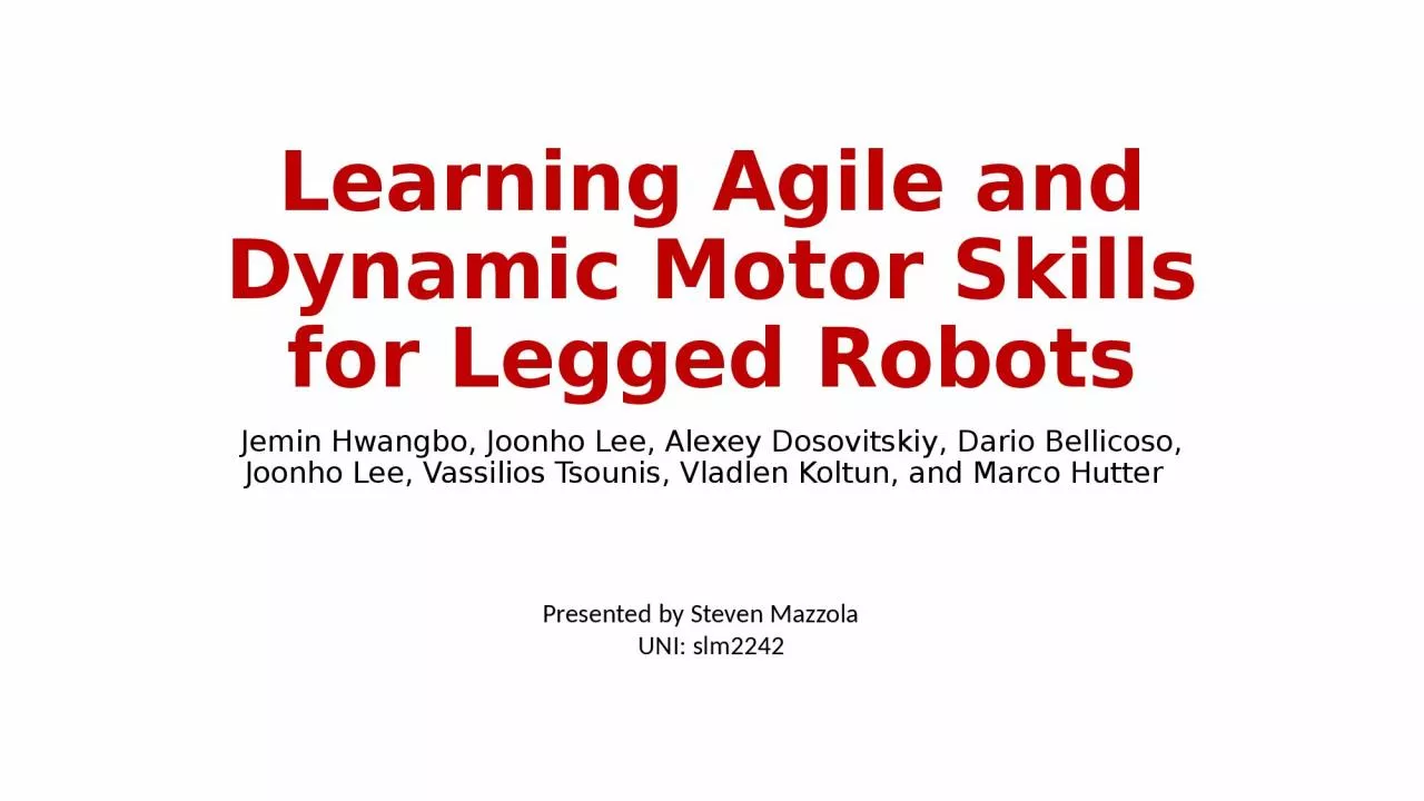 Learning Agile and Dynamic Motor Skills for Legged Robots
