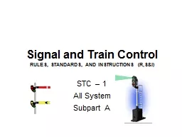 Signal and Train Control