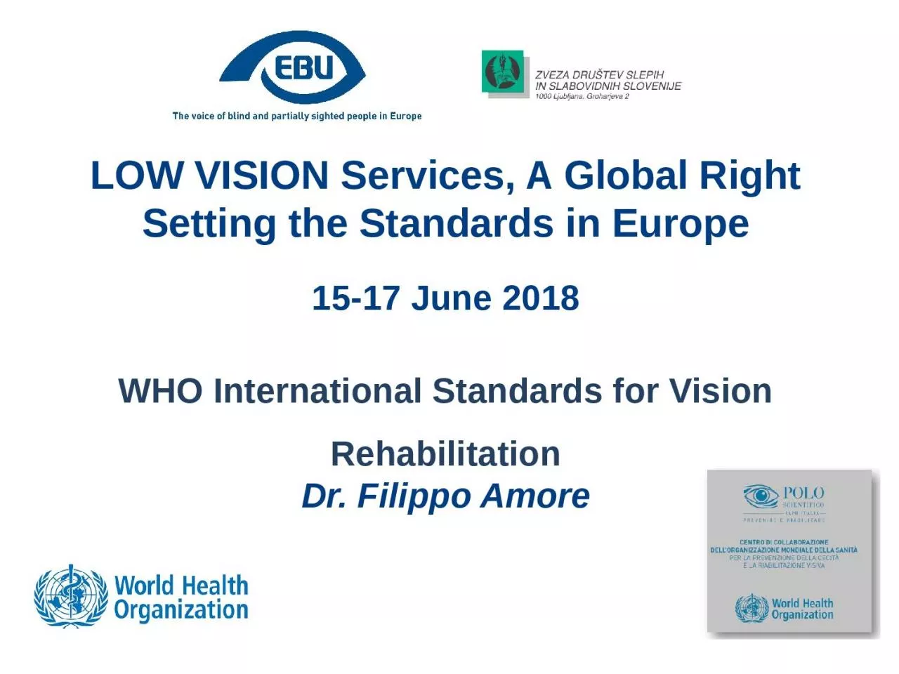 LOW VISION Services, A Global Right Setting the Standards in Europe