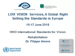 LOW VISION Services, A Global Right Setting the Standards in Europe
