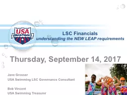 LSC Financials understanding the NEW LEAP requirements