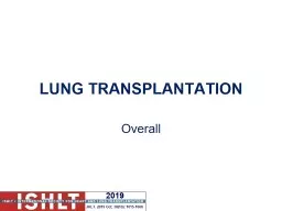 LUNG TRANSPLANTATION Overall