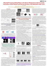 MPT/P 7-43 Physical  Processes Taking Place in the Dense Plasma Focus Devices at the Interaction of